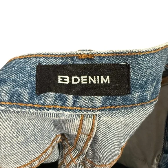 EB Denim Unraveled Two Newport frayed high-rise straight-leg jeans women’s 28 - Picture 10 of 13